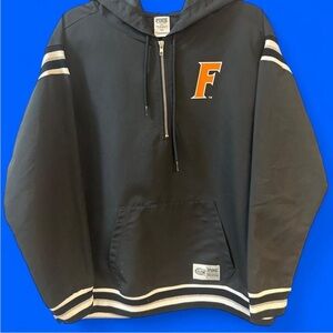 University of Florida Gators, 3/4 zip jacket with hood-rain jacket